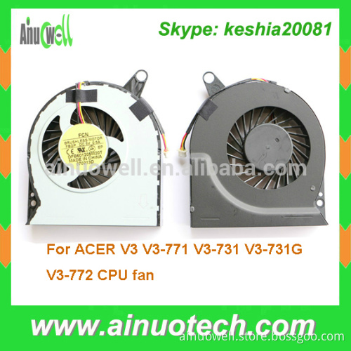Laptop cpu fan for ACER V3 V3-771 V3-731 V3-731G V3-772 laptop internal fan mainboard cooler